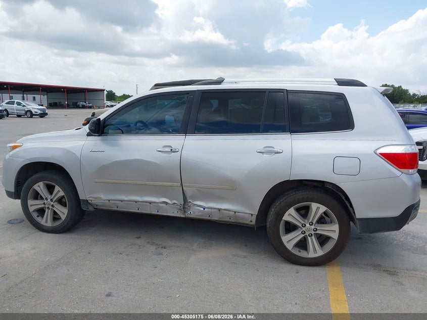 2012 Toyota Highlander VIN 5TDYK3EH6CS076806 IAAI salvage auction — LEFT SIDE, Original (Texas), sold $4,850 on 2026-07-30 (photo 6)
