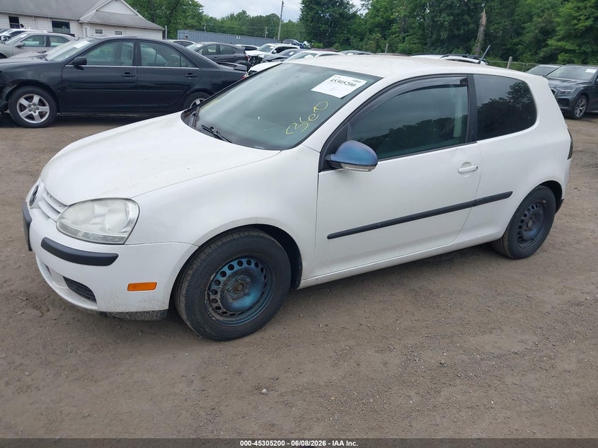 2007 Volkswagen Golf VIN WVWAS71K17W265296 IAAI salvage auction — FRONT END, Salvage - 75% Or Less (Maryland), sold $325 on 2026-07-08 (photo 2)