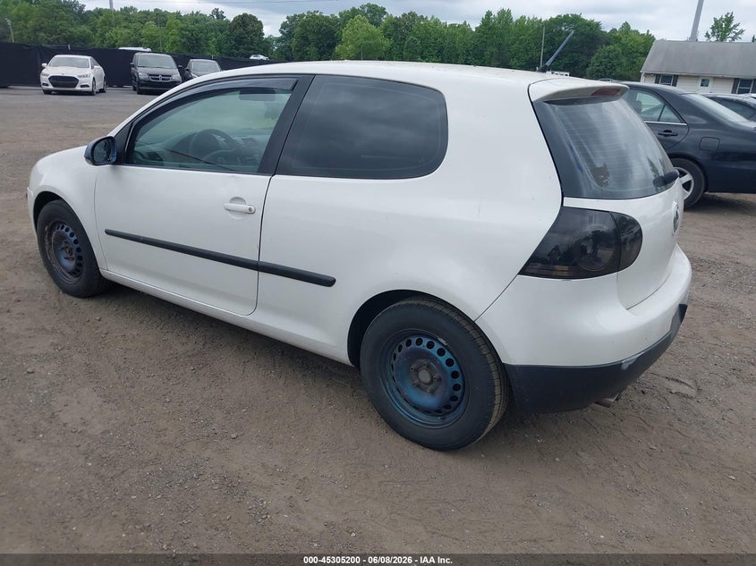 2007 Volkswagen Golf VIN WVWAS71K17W265296 IAAI salvage auction — FRONT END, Salvage - 75% Or Less (Maryland), sold $325 on 2026-07-08 (photo 3)