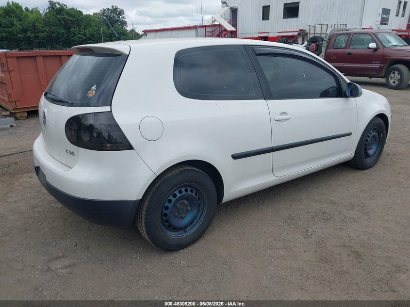 2007 Volkswagen Golf VIN WVWAS71K17W265296 IAAI salvage auction — FRONT END, Salvage - 75% Or Less (Maryland), sold $325 on 2026-07-08 (photo 4)