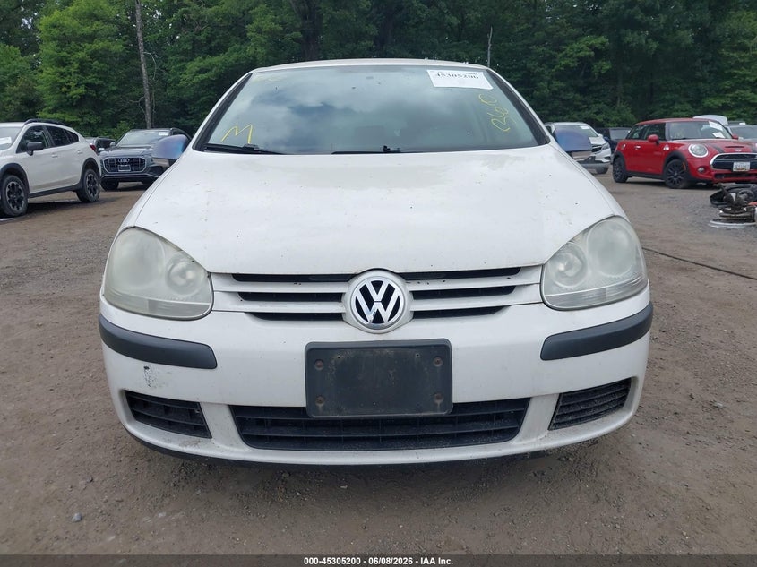 2007 Volkswagen Golf VIN WVWAS71K17W265296 IAAI salvage auction — FRONT END, Salvage - 75% Or Less (Maryland), sold $325 on 2026-07-08 (photo 6)