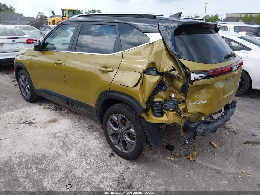 2024 Kia Seltos VIN KNDEU2AA4R7600134 IAAI salvage auction — LEFT REAR, Salvage (Ohio), sold $4,750 on 2026-07-28 (photo 3)