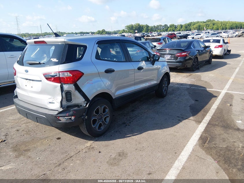 2020 Ford Ecosport VIN MAJ3S2FE2LC339941 IAAI salvage auction — FRONT END, Salvage (Tennessee), sold $2,150 on 2026-07-24 (photo 4)