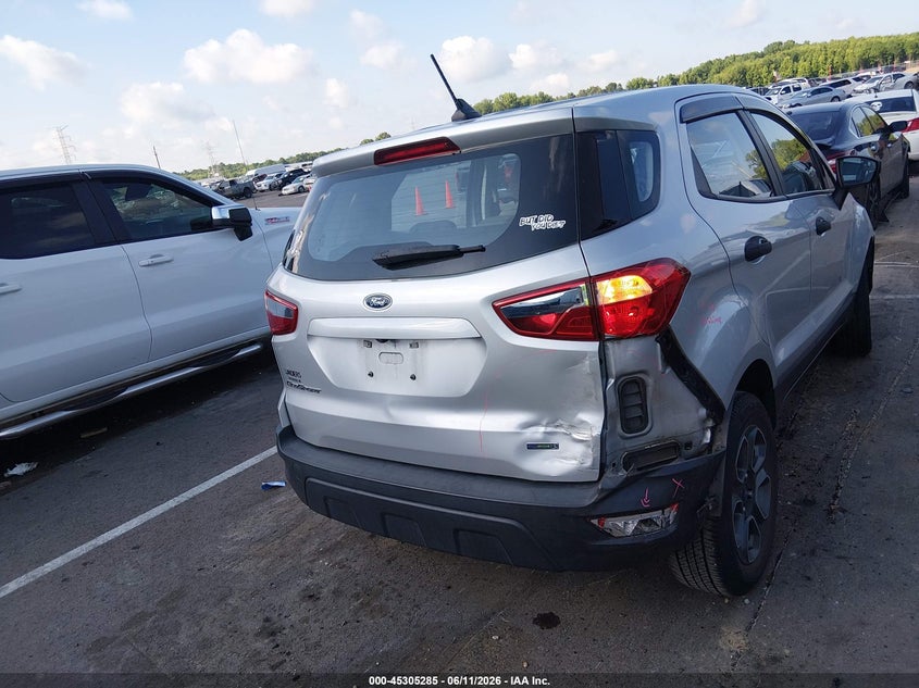 2020 Ford Ecosport VIN MAJ3S2FE2LC339941 IAAI salvage auction — FRONT END, Salvage (Tennessee), sold $2,150 on 2026-07-24 (photo 6)