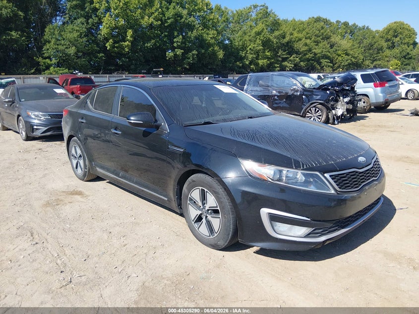 2013 Kia Optima hybrid VIN KNAGM4AD2D5045183 IAAI salvage auction — NORMAL WEAR, Clear (Tennessee), sold $775 on 2026-07-08 (photo 1)