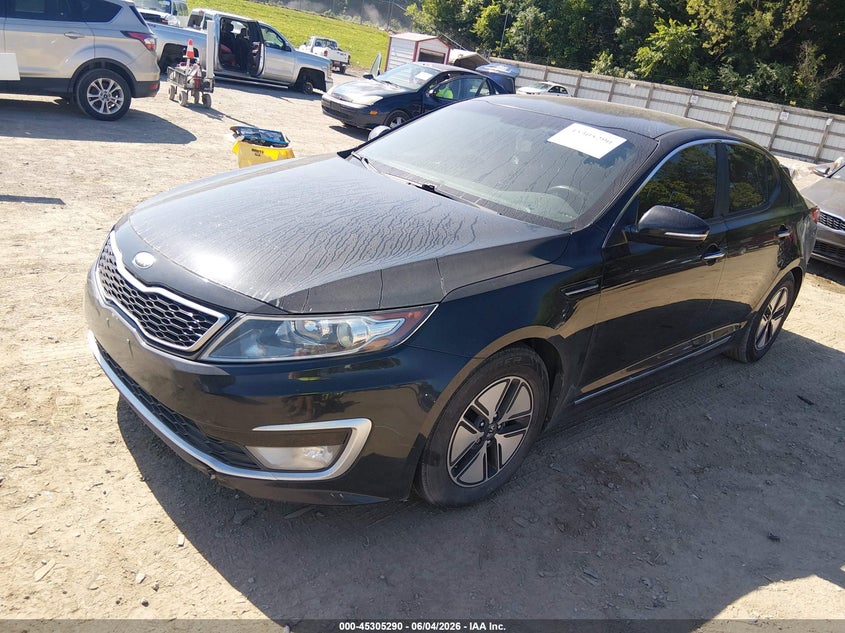 2013 Kia Optima hybrid VIN KNAGM4AD2D5045183 IAAI salvage auction — NORMAL WEAR, Clear (Tennessee), sold $775 on 2026-07-08 (photo 2)