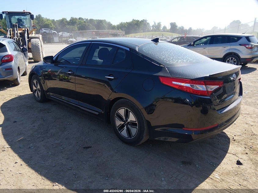 2013 Kia Optima hybrid VIN KNAGM4AD2D5045183 IAAI salvage auction — NORMAL WEAR, Clear (Tennessee), sold $775 on 2026-07-08 (photo 3)