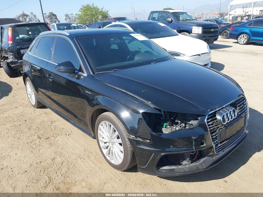 2016 Audi A3 VIN WAUTPBFF7GA076249 IAAI salvage auction — RIGHT FRONT, Salvage Title, sold $1,875 on 2026-07-22 (photo 1)