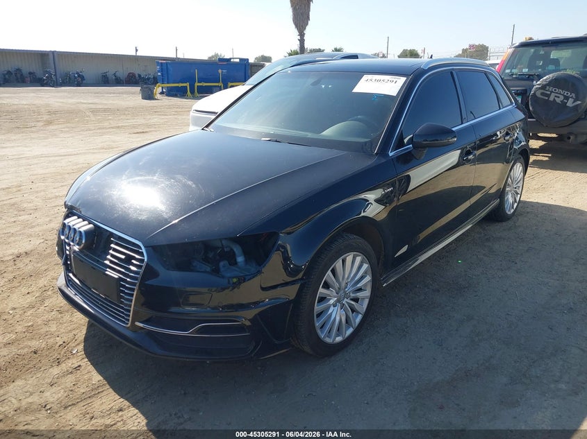 2016 Audi A3 VIN WAUTPBFF7GA076249 IAAI salvage auction — RIGHT FRONT, Salvage Title, sold $1,875 on 2026-07-22 (photo 2)