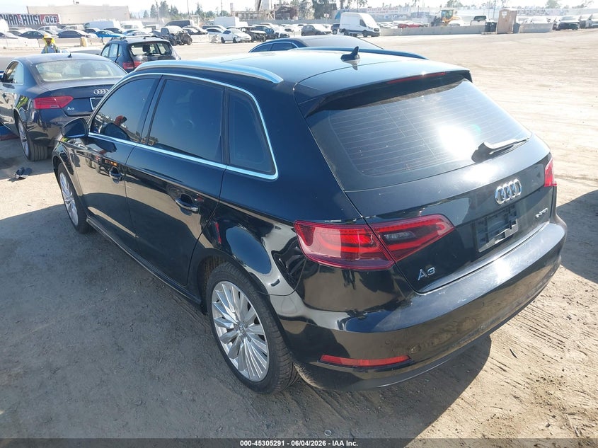 2016 Audi A3 VIN WAUTPBFF7GA076249 IAAI salvage auction — RIGHT FRONT, Salvage Title, sold $1,875 on 2026-07-22 (photo 3)