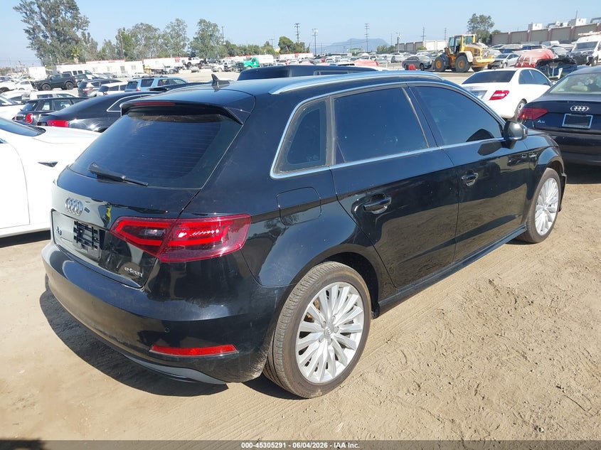 2016 Audi A3 VIN WAUTPBFF7GA076249 IAAI salvage auction — RIGHT FRONT, Salvage Title, sold $1,875 on 2026-07-22 (photo 4)