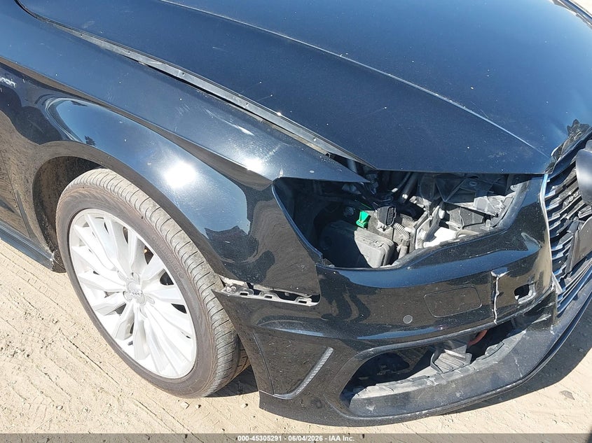 2016 Audi A3 VIN WAUTPBFF7GA076249 IAAI salvage auction — RIGHT FRONT, Salvage Title, sold $1,875 on 2026-07-22 (photo 6)
