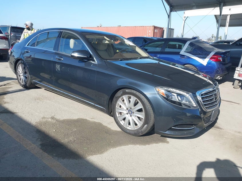 2015 Mercedes-benz S-klasse VIN WDDUG8FB7FA081950 IAAI salvage auction — UNKNOWN, Salvage (California), sold $9,950 on 2026-07-08 (photo 1)