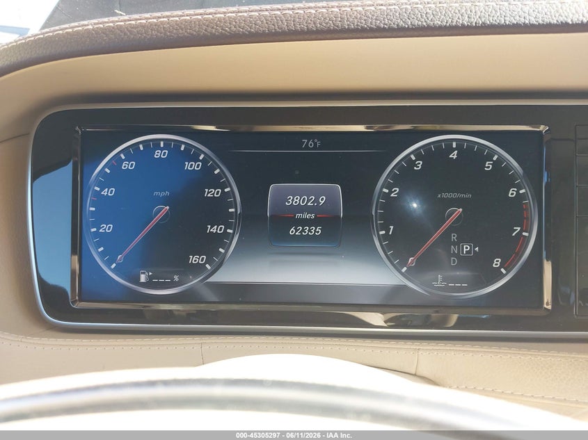 2015 Mercedes-benz S-klasse VIN WDDUG8FB7FA081950 IAAI salvage auction — UNKNOWN, Salvage (California), sold $9,950 on 2026-07-08 (photo 7)