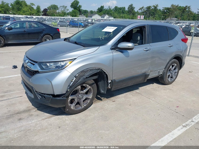2017 Honda Cr-v VIN 2HKRW2H54HH661997 IAAI salvage auction — LEFT FRONT, Salvage Title, sold $5,500 on 2026-07-20 (photo 2)