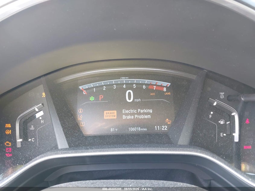 2017 Honda Cr-v VIN 2HKRW2H54HH661997 IAAI salvage auction — LEFT FRONT, Salvage Title, sold $5,500 on 2026-07-20 (photo 7)