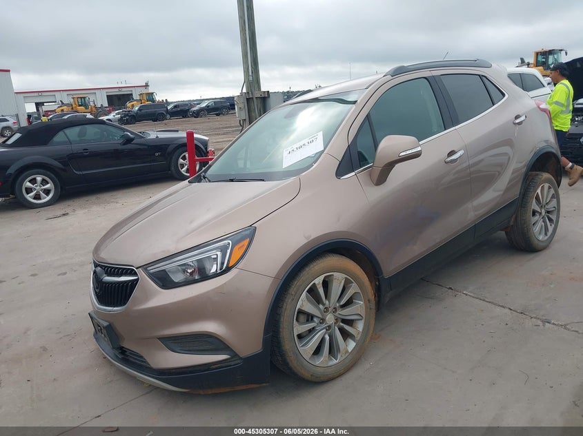2018 Buick Encore VIN KL4CJASB6JB540242 IAAI salvage auction — SUSPENSION, Salvage (Texas), sold $825 on 2026-07-21 (photo 2)