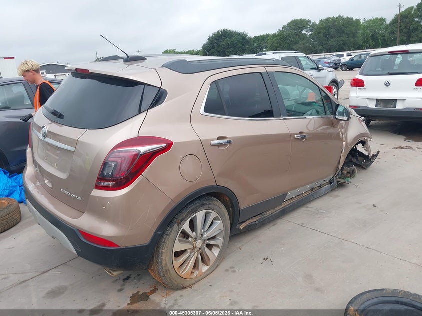 2018 Buick Encore VIN KL4CJASB6JB540242 IAAI salvage auction — SUSPENSION, Salvage (Texas), sold $825 on 2026-07-21 (photo 4)