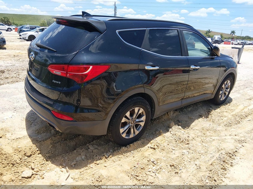 2016 Hyundai Santa fe VIN 5XYZU3LB5GG362307 IAAI salvage auction — NORMAL WEAR, Salvage Title, sold $2,350 on 2026-07-07 (photo 4)