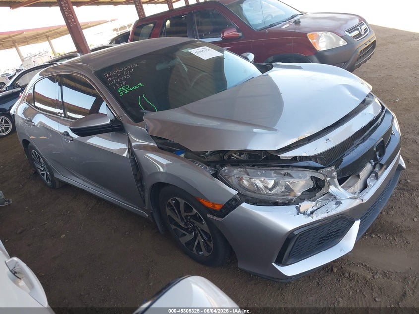 2018 Honda Civic VIN SHHFK7H26JU231358 IAAI salvage auction — FRONT END, Salvage Title, sold $3,800 on 2026-07-14 (photo 1)