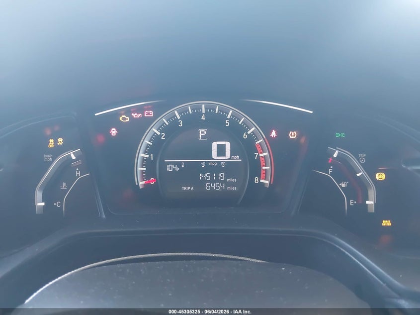 2018 Honda Civic VIN SHHFK7H26JU231358 IAAI salvage auction — FRONT END, Salvage Title, sold $3,800 on 2026-07-14 (photo 7)