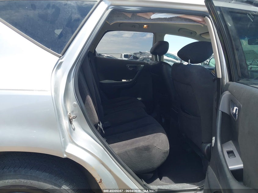 2006 Nissan Murano VIN JN8AZ08TX6W427821 IAAI salvage auction — FRONT END, Salvage (Texas), sold $225 on 2026-07-08 (photo 8)