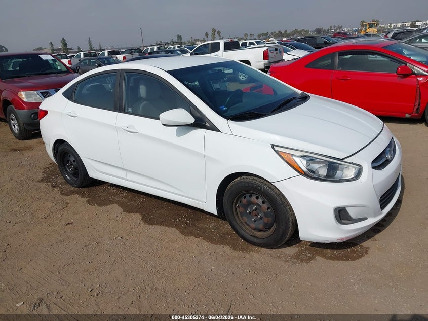 2015 Hyundai Accent VIN KMHCT4AE7FU816237 IAAI salvage auction — NORMAL WEAR, Salvage Title - Dealer (California), sold $700 on 2026-07-13 (photo 1)