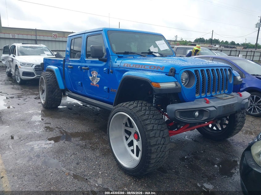 2021 Jeep Gladiator VIN 1C6JJTBGXML514737 IAAI salvage auction — LEFT REAR, Salvage Title, sold $14,450 on 2026-07-29 (photo 1)
