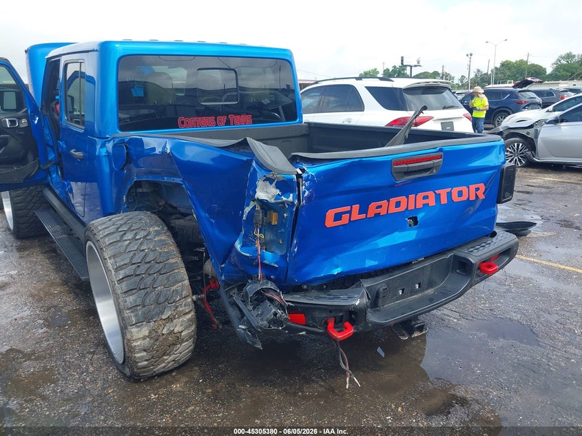 2021 Jeep Gladiator VIN 1C6JJTBGXML514737 IAAI salvage auction — LEFT REAR, Salvage Title, sold $14,450 on 2026-07-29 (photo 6)