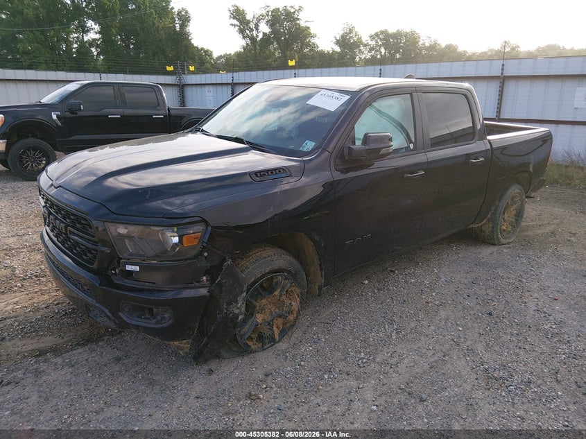 2023 Ram 1500 VIN 1C6SRFFT1PN563033 IAAI salvage auction — LEFT FRONT, Salvage Title, sold $11,700 on 2026-07-09 (photo 2)