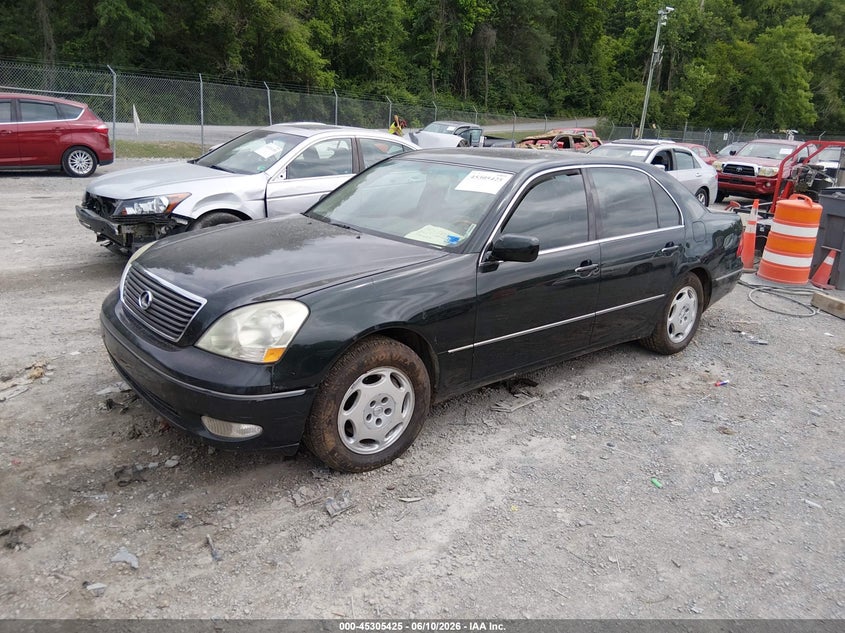 2001 Lexus Ls 430 VIN JTHBN30F810015944 IAAI salvage auction — FRONT END, Clear (Virginia), sold $600 on 2026-07-14 (photo 2)