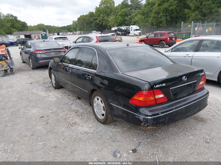 2001 Lexus Ls 430 VIN JTHBN30F810015944 IAAI salvage auction — FRONT END, Clear (Virginia), sold $600 on 2026-07-14 (photo 3)