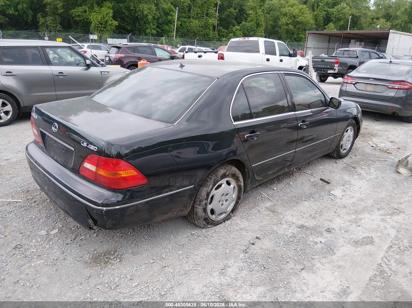 2001 Lexus Ls 430 VIN JTHBN30F810015944 IAAI salvage auction — FRONT END, Clear (Virginia), sold $600 on 2026-07-14 (photo 4)