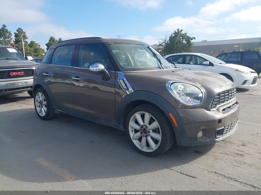 2012 Mini VIN WMWZC5C52CWL59853 IAAI salvage auction — NORMAL WEAR, Clear - Dealer Only (California), sold $700 on 2026-07-20 (photo 1)