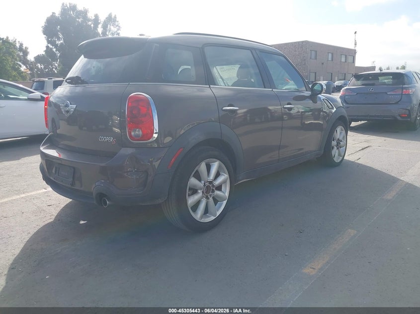 2012 Mini VIN WMWZC5C52CWL59853 IAAI salvage auction — NORMAL WEAR, Clear - Dealer Only (California), sold $700 on 2026-07-20 (photo 4)