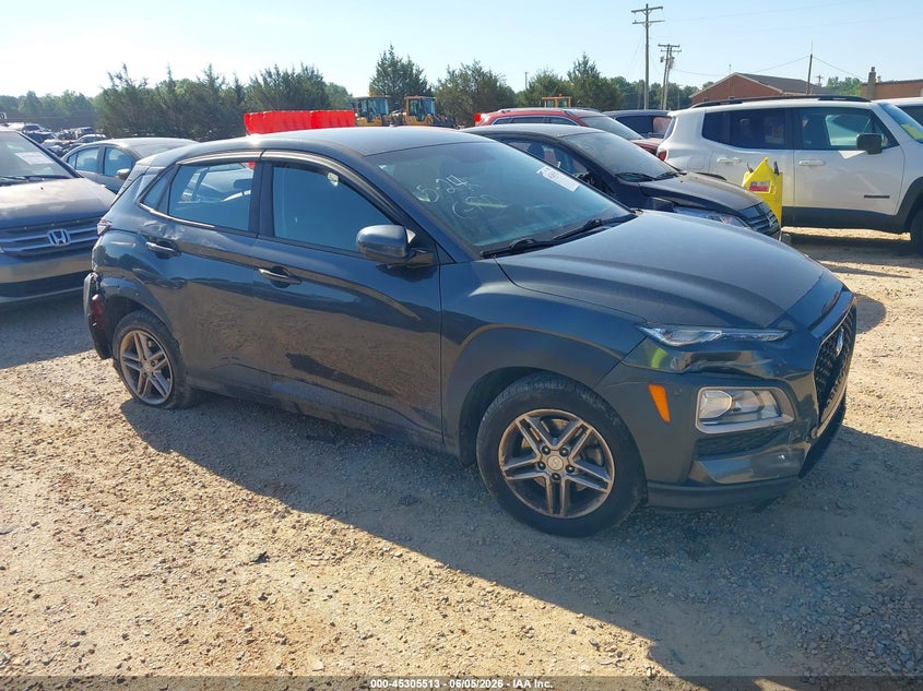 2018 Hyundai Kona VIN KM8K1CAA1JU107031 IAAI salvage auction — FRONT & REAR, Salvage Title, sold $2,250 on 2026-07-27 (photo 1)