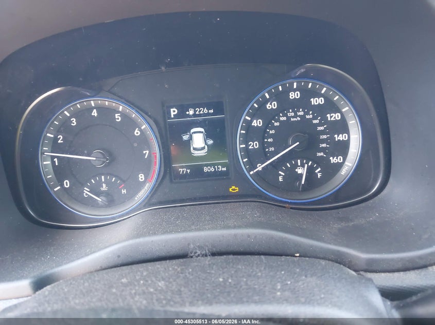 2018 Hyundai Kona VIN KM8K1CAA1JU107031 IAAI salvage auction — FRONT & REAR, Salvage Title, sold $2,250 on 2026-07-27 (photo 7)