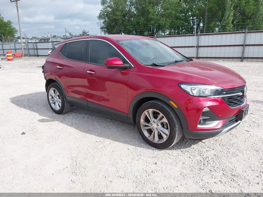 2020 Buick Encore gx VIN KL4MMBS28LB123905 IAAI salvage auction — REAR END, Salvage Title, sold $1,200 on 2026-07-13 (photo 1)