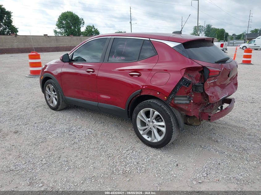 2020 Buick Encore gx VIN KL4MMBS28LB123905 IAAI salvage auction — REAR END, Salvage Title, sold $1,200 on 2026-07-13 (photo 3)