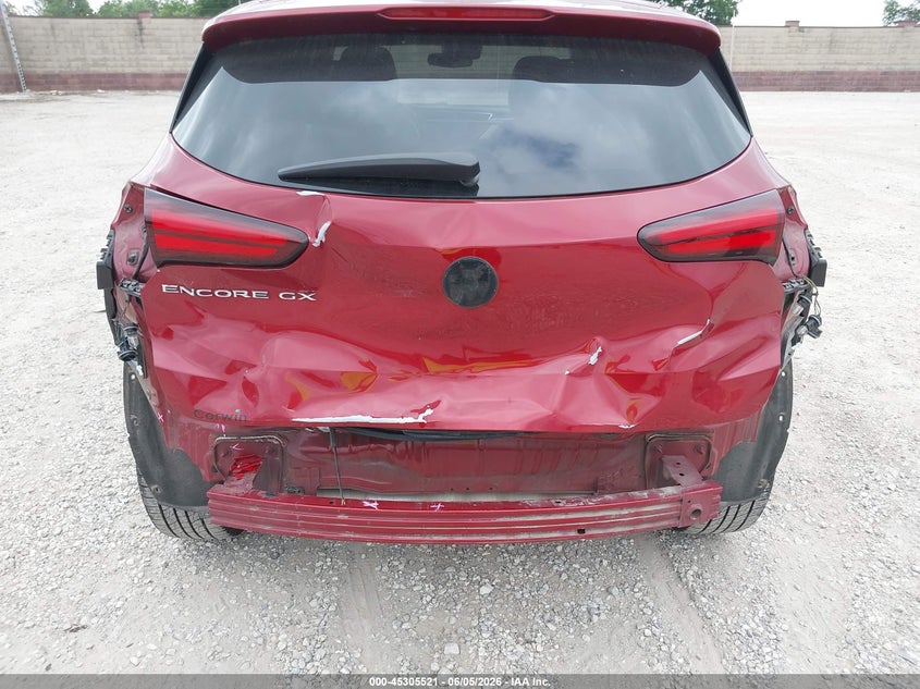 2020 Buick Encore gx VIN KL4MMBS28LB123905 IAAI salvage auction — REAR END, Salvage Title, sold $1,200 on 2026-07-13 (photo 6)