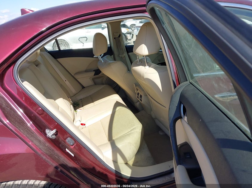 2012 Acura Tsx VIN JH4CU2F61CC021210 IAAI salvage auction — VANDALISM, Salvage Title, sold $1,750 on 2026-07-21 (photo 8)