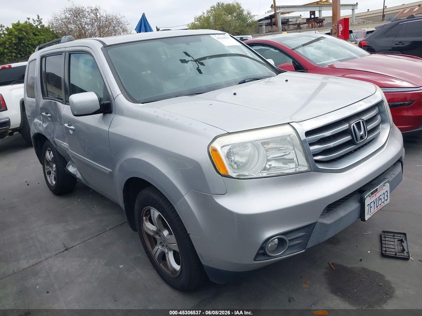 2014 Honda Pilot VIN 5FNYF3H55EB015203 IAAI salvage auction — SIDE, Salvage Certificate (California), sold $2,250 on 2026-07-29 (photo 1)