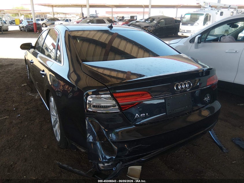 2017 Audi A8 VIN WAU43AFD2HN010629 IAAI salvage auction — LEFT REAR, Salvage Title, sold $200 on 2026-07-28 (photo 6)