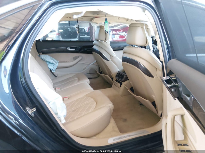 2017 Audi A8 VIN WAU43AFD2HN010629 IAAI salvage auction — LEFT REAR, Salvage Title, sold $200 on 2026-07-28 (photo 8)