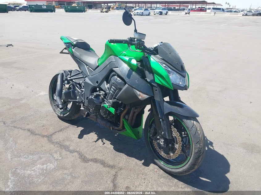 2013 Kawasaki Zr VIN JKAZRCD19DA038743 IAAI salvage auction — LEFT & RIGHT, Salvage Title, sold $50 on 2026-07-21 (photo 1)