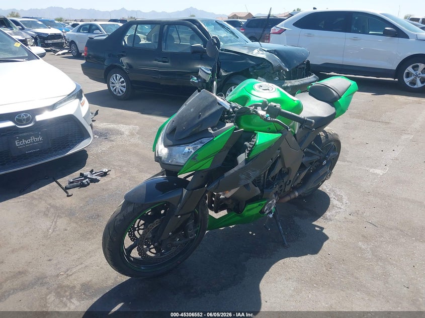2013 Kawasaki Zr VIN JKAZRCD19DA038743 IAAI salvage auction — LEFT & RIGHT, Salvage Title, sold $50 on 2026-07-21 (photo 2)
