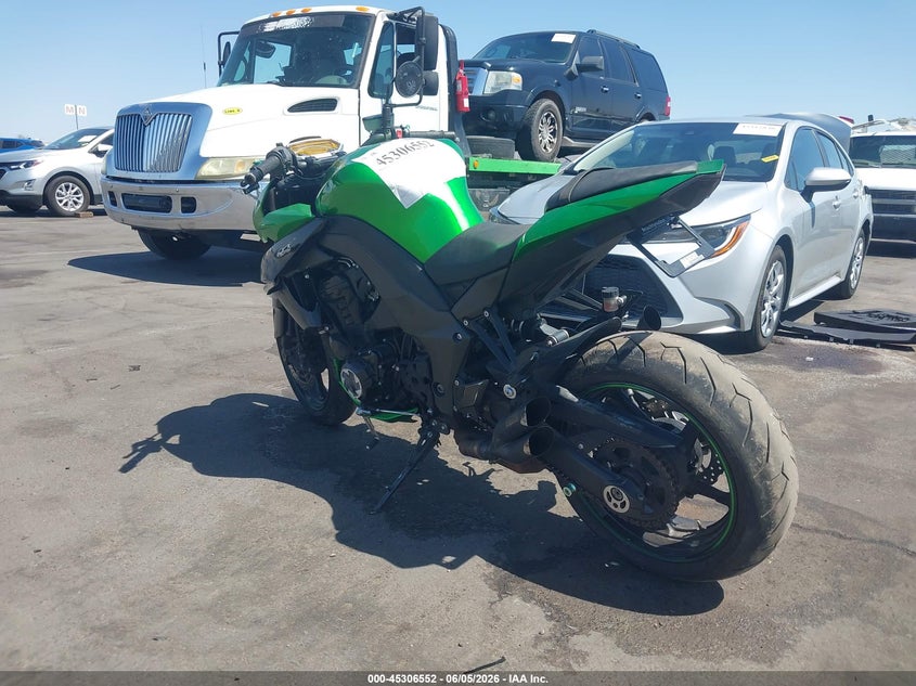 2013 Kawasaki Zr VIN JKAZRCD19DA038743 IAAI salvage auction — LEFT & RIGHT, Salvage Title, sold $50 on 2026-07-21 (photo 3)
