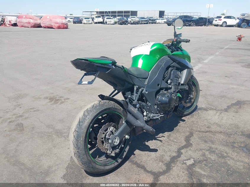 2013 Kawasaki Zr VIN JKAZRCD19DA038743 IAAI salvage auction — LEFT & RIGHT, Salvage Title, sold $50 on 2026-07-21 (photo 4)