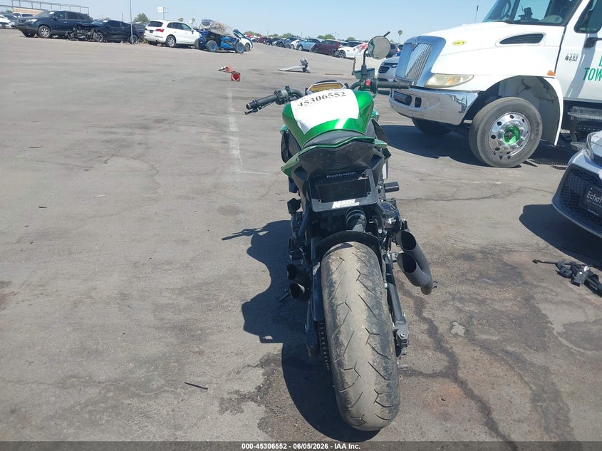 2013 Kawasaki Zr VIN JKAZRCD19DA038743 IAAI salvage auction — LEFT & RIGHT, Salvage Title, sold $50 on 2026-07-21 (photo 6)