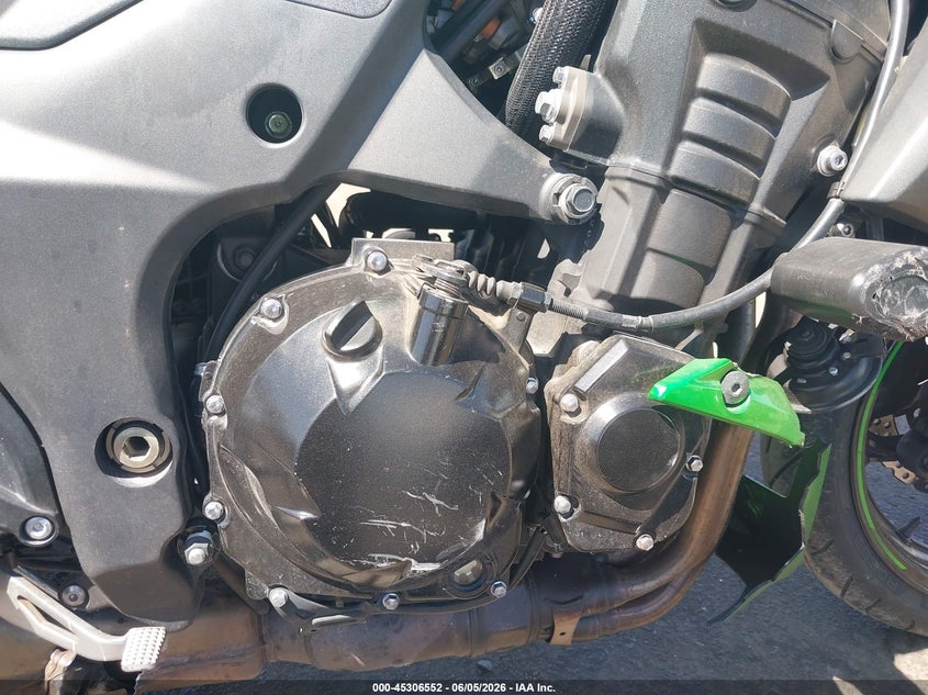 2013 Kawasaki Zr VIN JKAZRCD19DA038743 IAAI salvage auction — LEFT & RIGHT, Salvage Title, sold $50 on 2026-07-21 (photo 8)